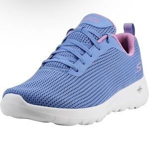 Skechers Women's Sporty Blue and Pink Sneakers